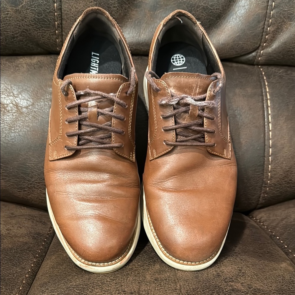 Cole Haan Brown Leather Oxfords